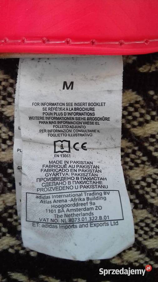 Ochraniacze piłkarskie Adidas M Małkinia Górna