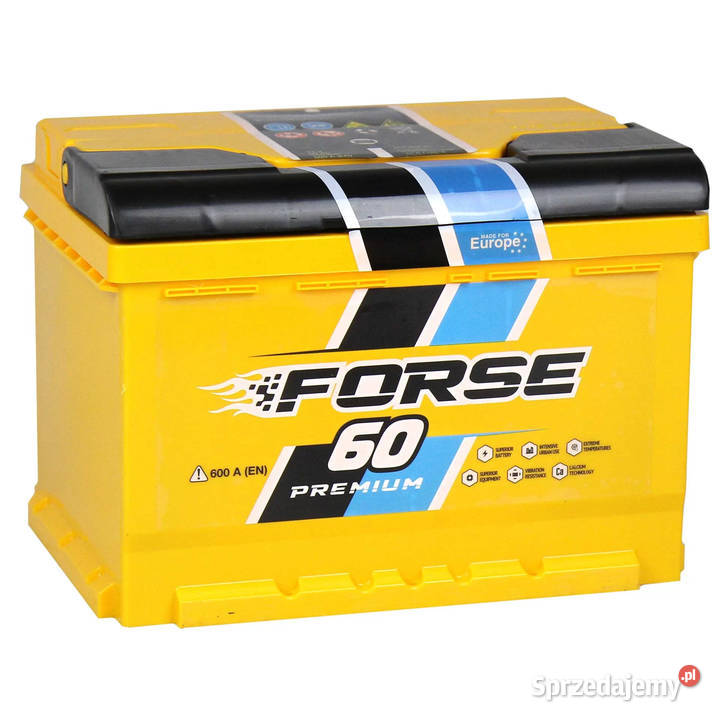 Akumulator FORSE 60Ah 600A EN PRAWY PLUS dolnośląskie Wrocław