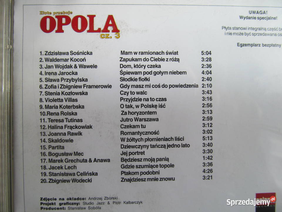 Złote przeboje opola vol 15 CD nowe