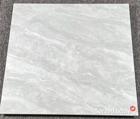 GRES 60X60 szary MARMUR WYSOKI POŁYSK gatII Łask