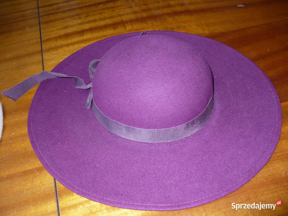 kapelusz fiolet wśnia Dla kobiet Lubin