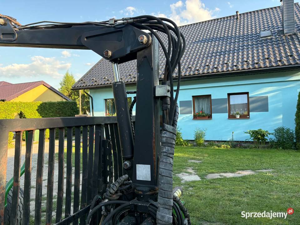 Przyczepa leśna z HDS FAO far 7 tonowa Lubaczów