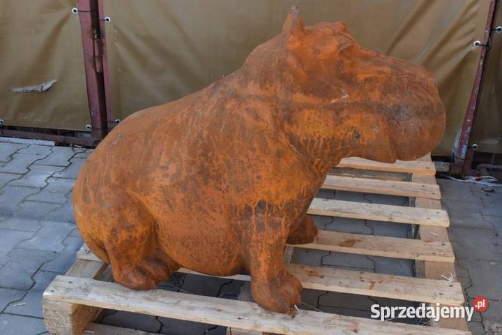 Ogromny Hipopotam Rustykalna Rzeźba Ciężka małopolskie Kraków