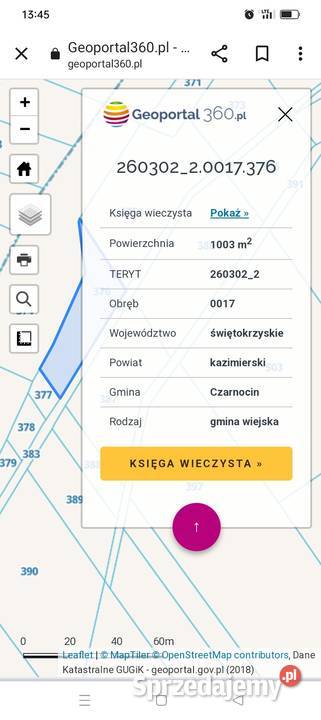 Sprzedam pole orne w miejscowości Soboszów