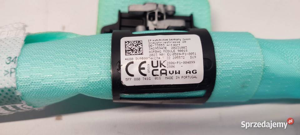 CUPRA FORMENTOR KURTYNA LEWA AIRBAG 5FF880741G dolnośląskie