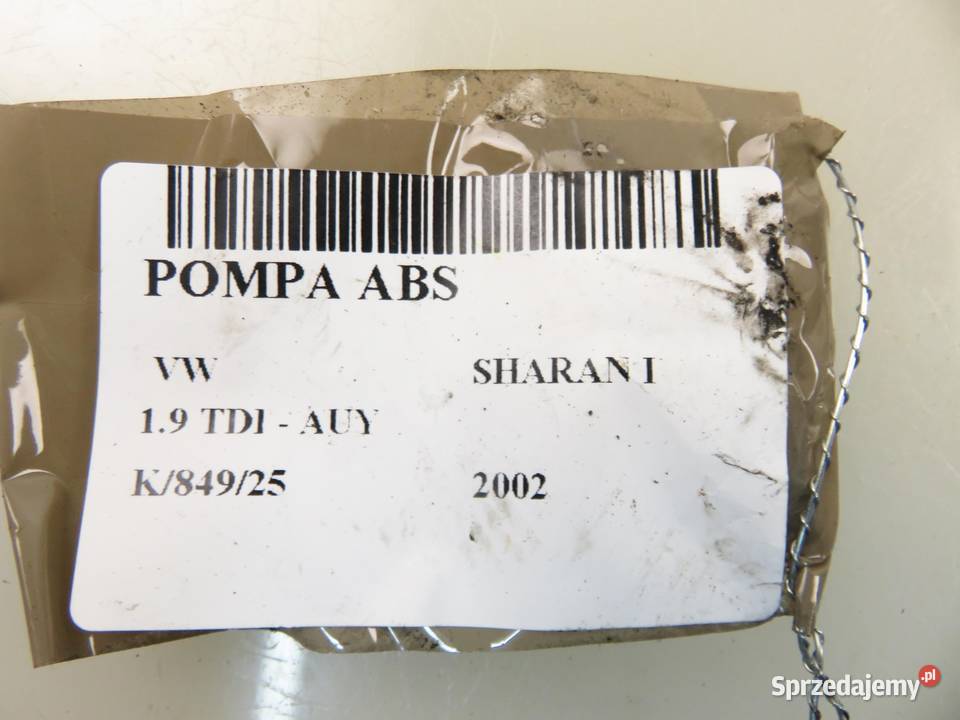 POMPA ABS VW SHARAN I 7M3907379E 10092503063 małopolskie