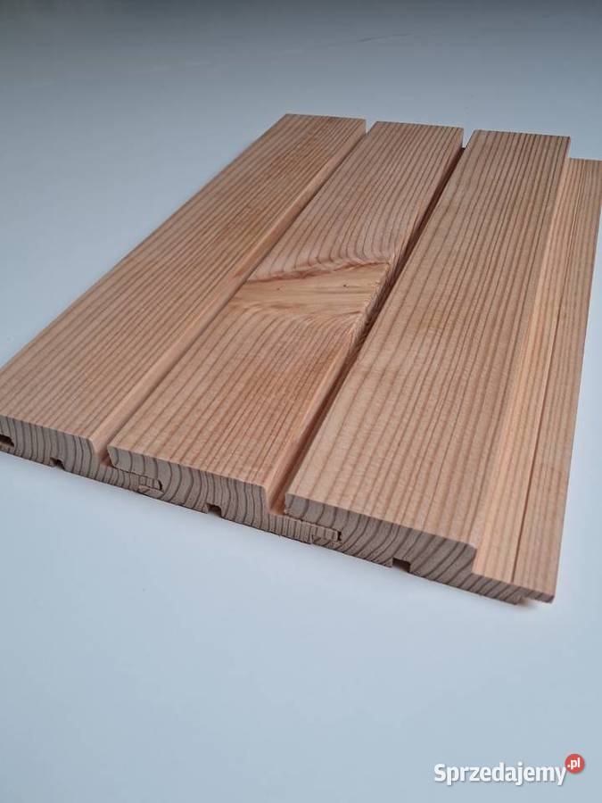 Elewacja drewniana 3D modrzewiowa modrzew Biskupice