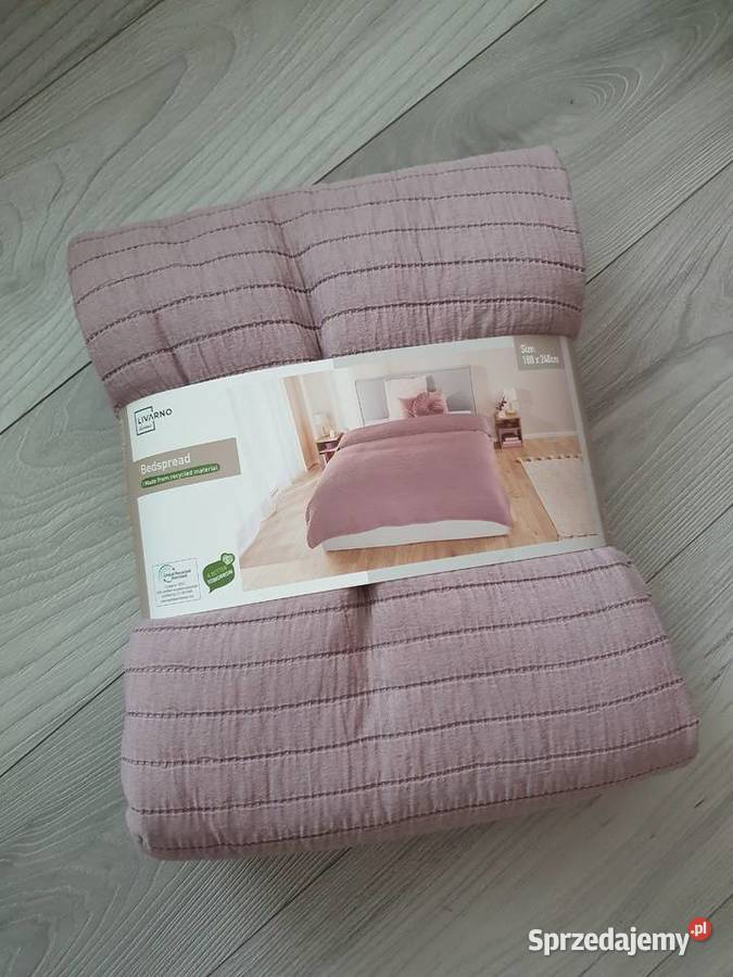 Narzuta na łóżko Livarno 180x240 bedspread różowy