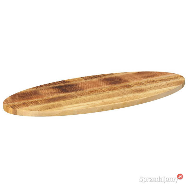 Blat stołu 90x40x25 owalny lite drewno mango Warszawa