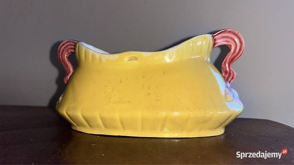 Amfora Waza Secesja Z ostem z jednej strony Bez Porcelana i szkło pomorskie sprzedam