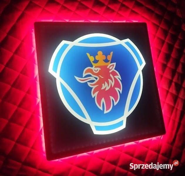 TABLICA LED SCANIA 24v TIR podświetlana JAKOŚĆ Pozostałe Kobierno