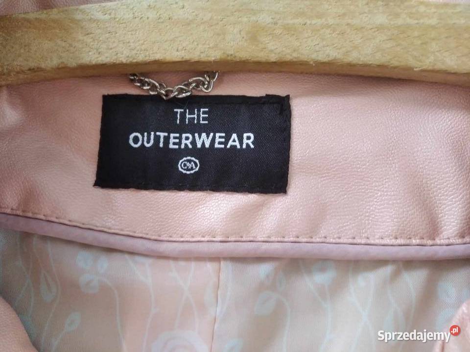kurtka damska pudrowy róż Wiosenna/Jesienna