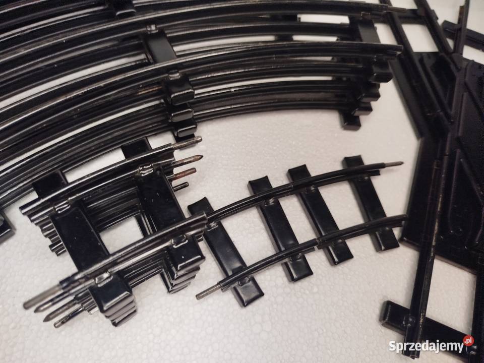 Tory zwrotnica rozjazd do starej kolejki szer Zgierz