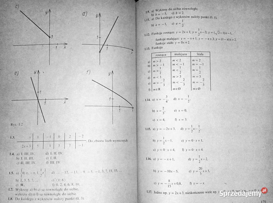Zbiór zadań z matematyki kl 78 N Dróbka K Rok wydania 1986 Chełm