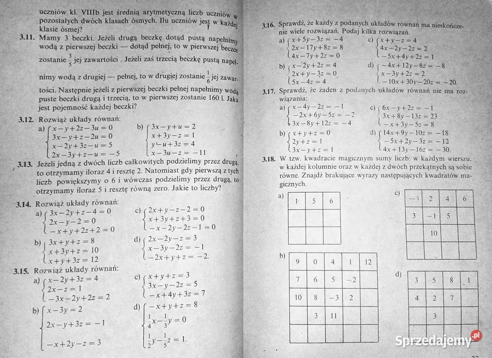 Zbiór zadań z matematyki kl 78 N Dróbka K sprzedam