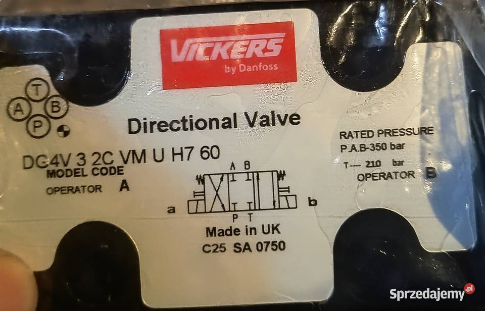 Zawór hydrauliczny Vickers DG4V32CVMUH760 nowy Wrocław