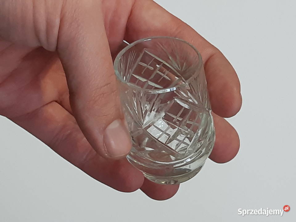 Kieliszki kryształowe PRL Niemce