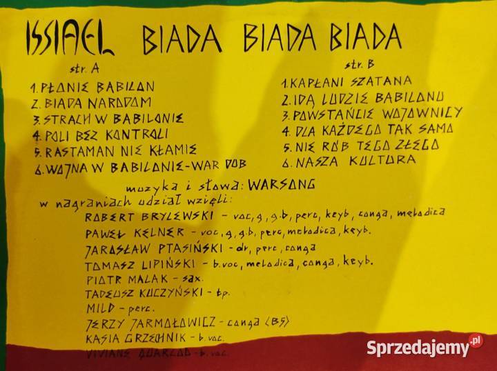 1983 Israel Biada biada biada Izrael Issiael 1 płyta Kielce