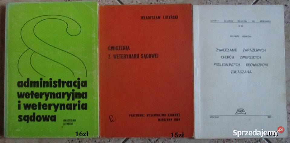 Farmakologia weterynaryjna Garbuliński sprzedam
