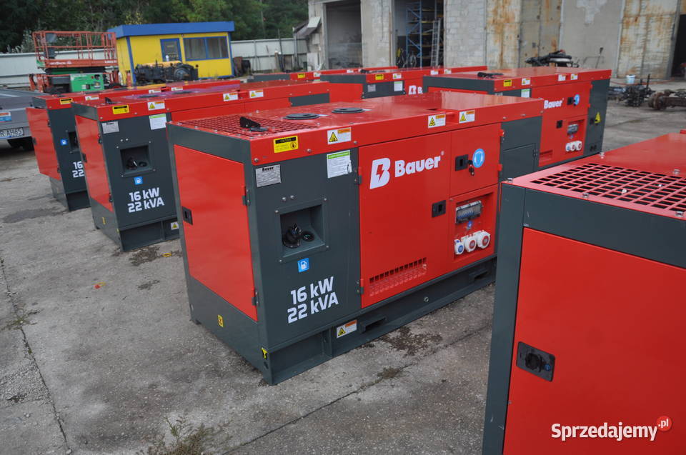 AGREGAT PRADOTWÓRCZY BAUER 16 33 40 50 80 KW Radom sprzedam