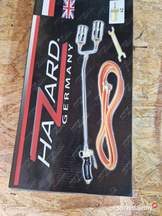 Palnik do Papy Dekarski 2 dysze 110kw Wąż wielkopolskie