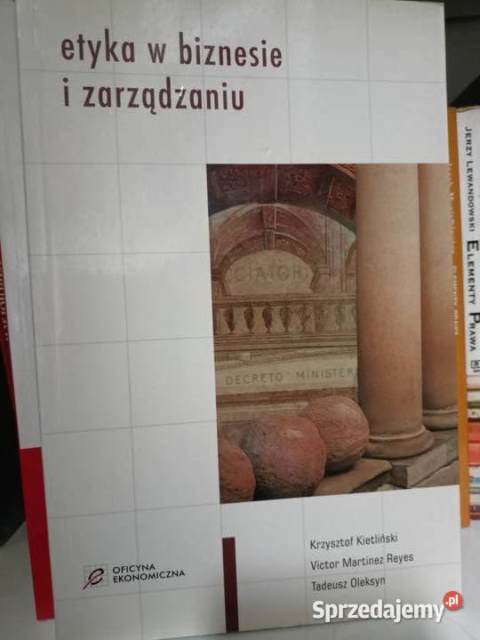 Etyka w biznesie i zarządzaniu książki Warszawa miękka
