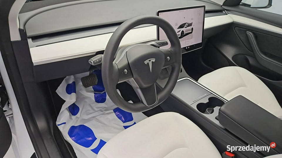 Tesla Model 3 Long Range Z Polskiego Salonu światła przeciwmgielne mazowieckie Warszawa sprzedam
