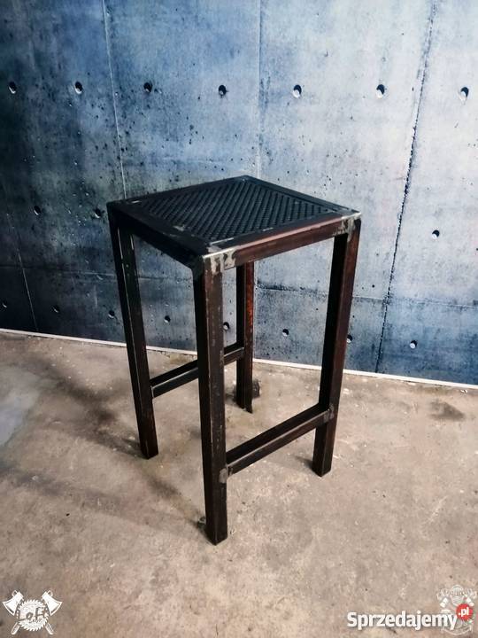Hoker industrialny STEEL STRONG loftowy krzesło LOFT