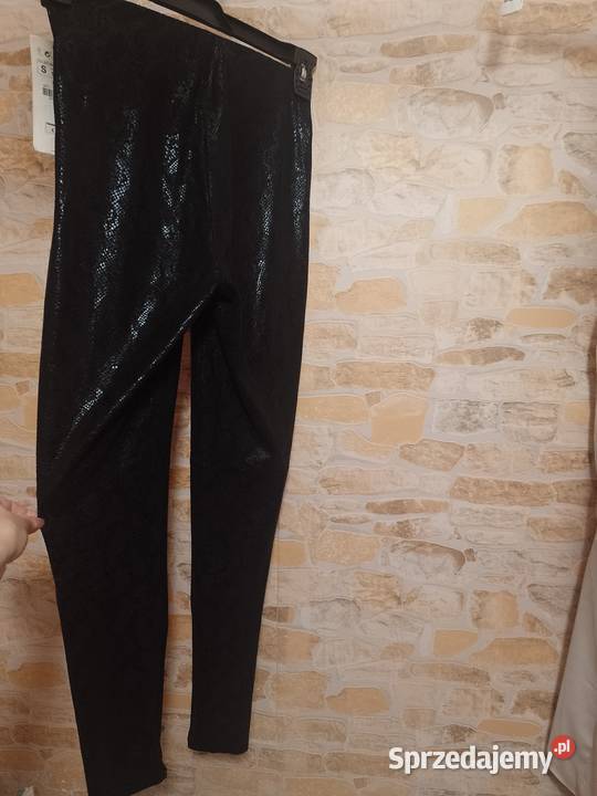 34XS ZARASkórzane legginsy z Madrytu spodnie Kraków sprzedam