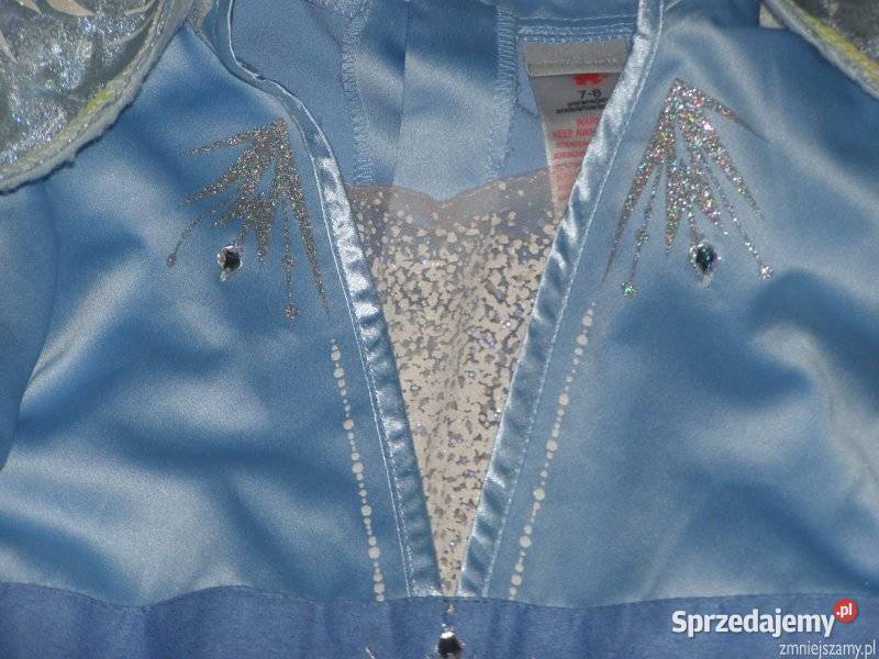 Strój kostium przebranie ELSA KRAINA LODU 2 Dla Dziecka Siedlce