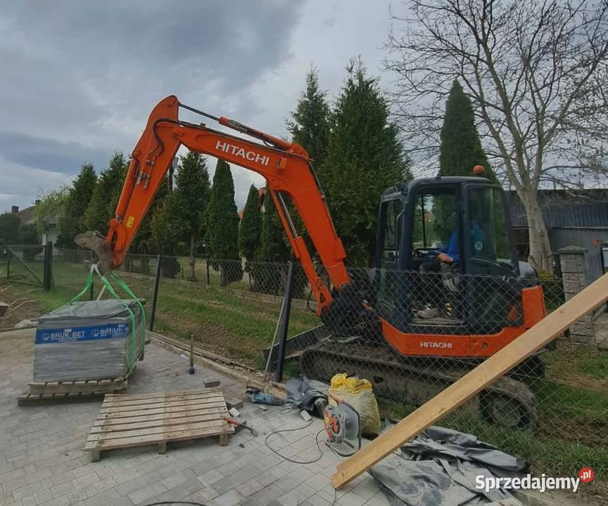 Koparka minikoparka hitachi zx60 usb-3 6 ton