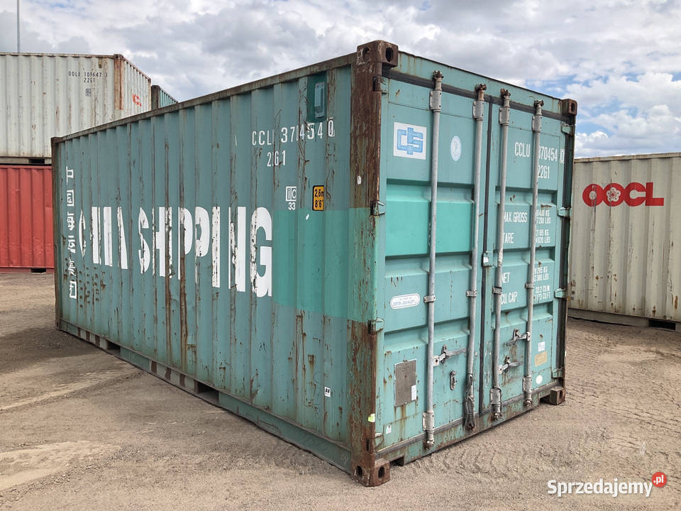 Kontener morski magazynowy 20DV 6 metrowy