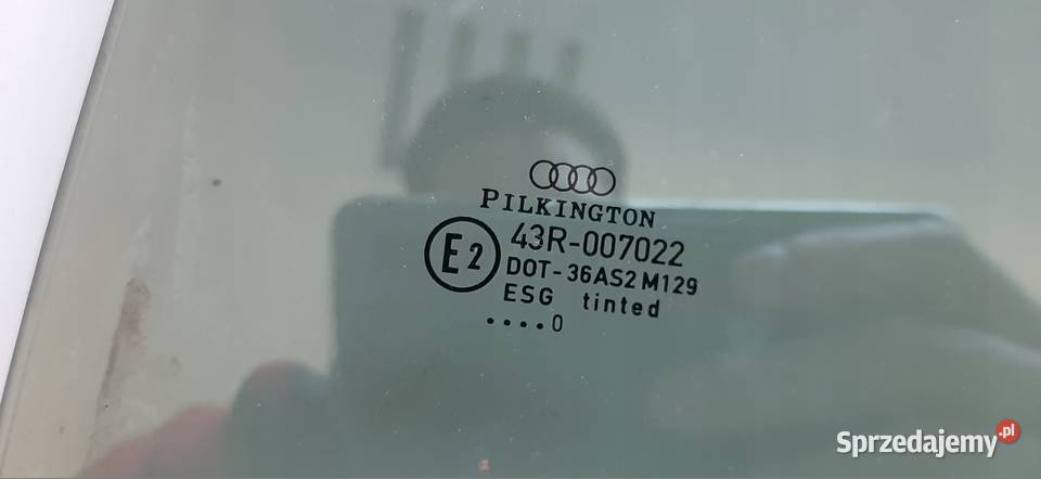 AUDI A4 B5 SZYBA BOCZNA DRZWI TYŁ LEWY Nowy Tomyśl