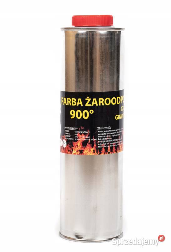 Farba 2L Kominkowa Lakier Żaroodporna Do Skawina