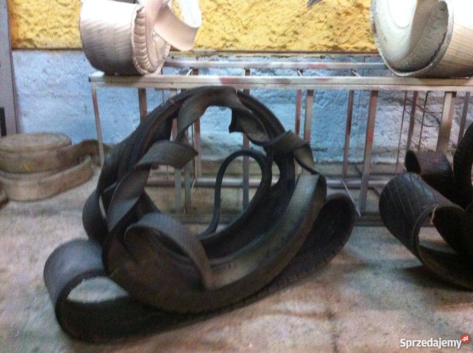 KOSZE ŁABĘDZIE Z OPONY Architektura ogrodowa Zębówiec