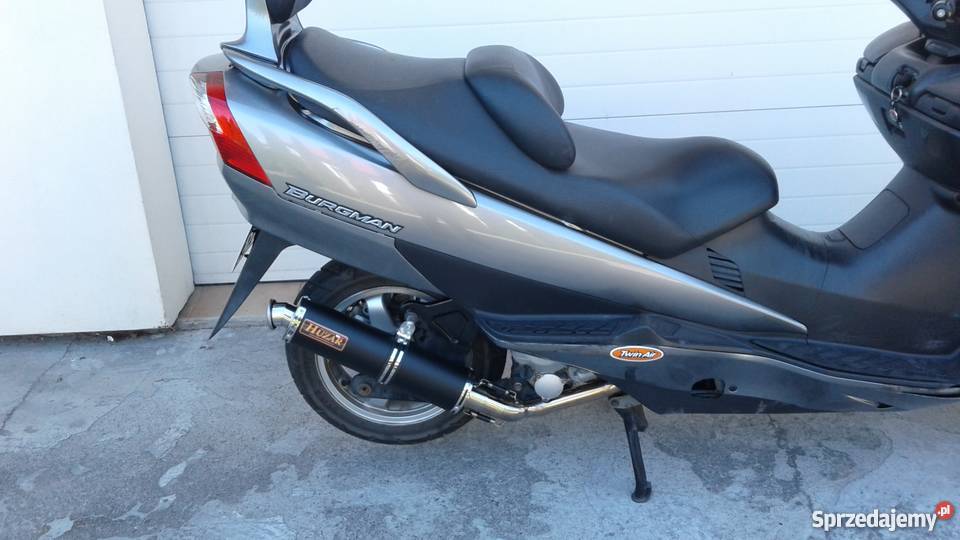 HUZAR EXHAUST wydech tłumik OWAL SUZUKI BURGMAN Błażowa