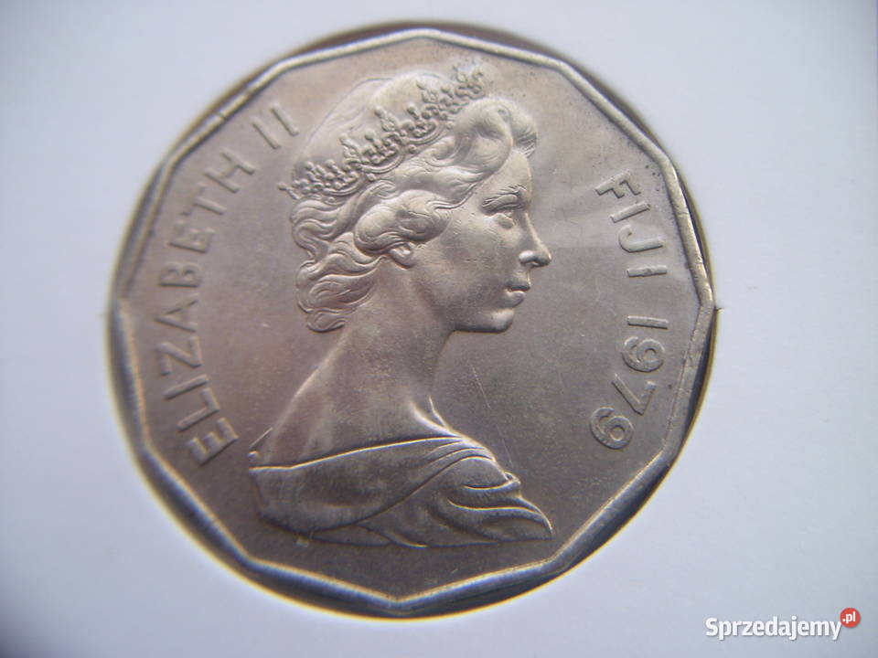 Stare monety 50 cent 1979 Fidzi Lesko