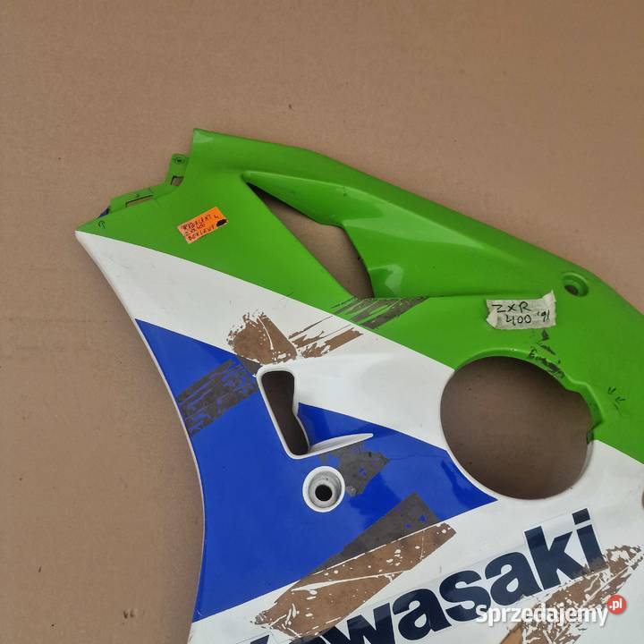 KAWASAKI ZXR 400 8903 BOK BOCZEK OWIEWKA LEWA Bieleń