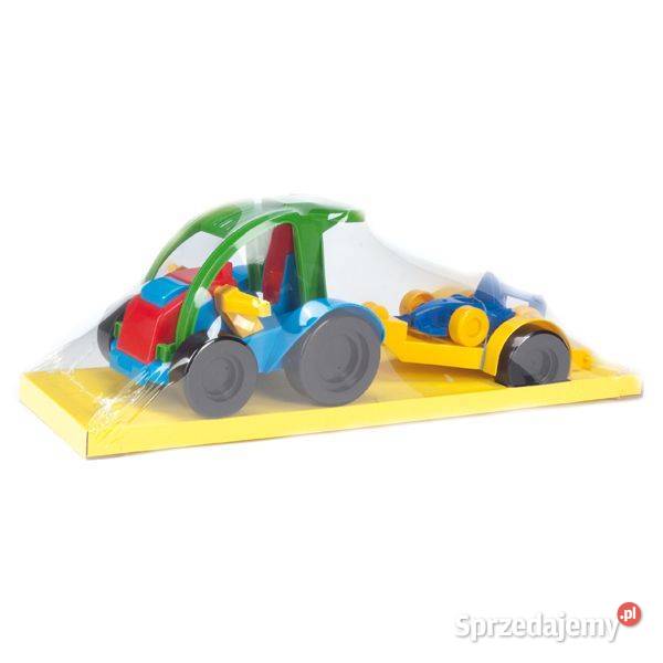 Wader auto z przyczepą i Kid Carem podlaskie Bielsk Podlaski
