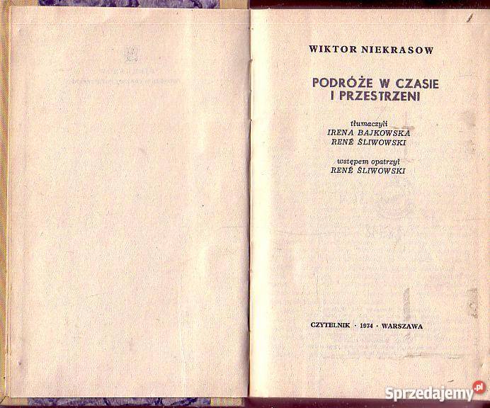 8861 PODRÓŻE W CZSIE I PRZESTRZENI WIKTOR Czyrna