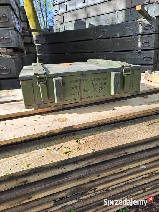 Skrzynia wojskowa drewniana Kalisz sprzedam