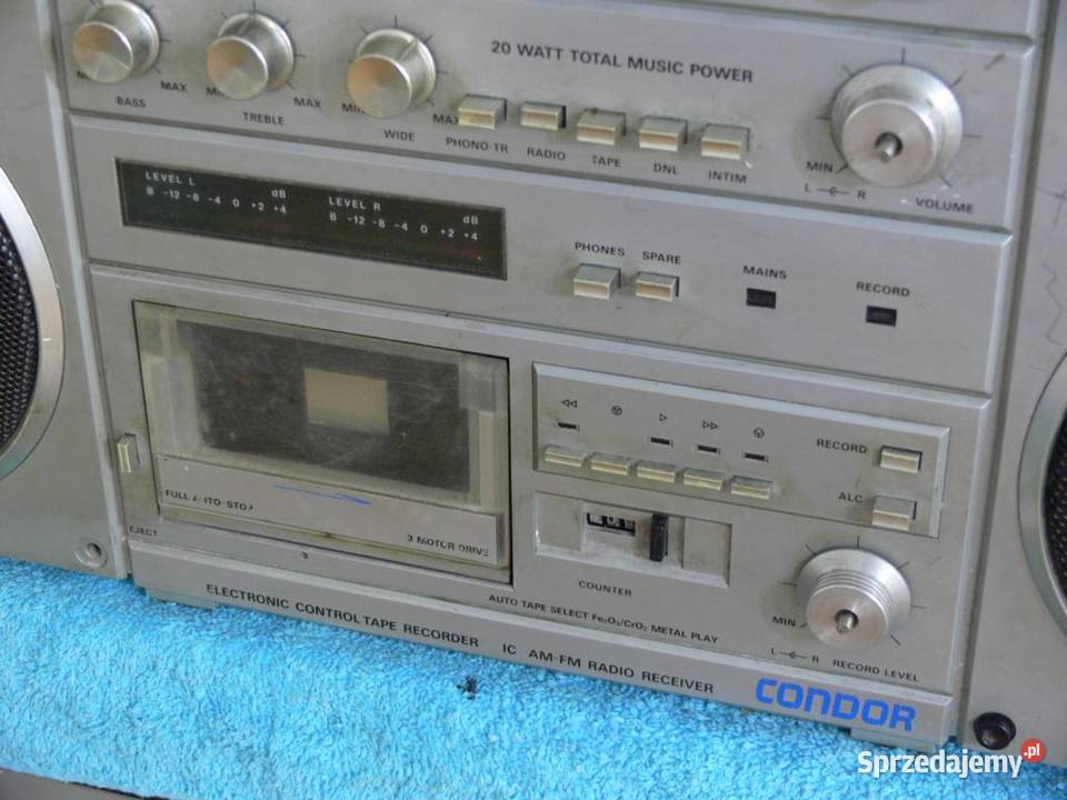 Radio Magnetofon R820S Condor Unitra WYSYŁKA Jasło sprzedam