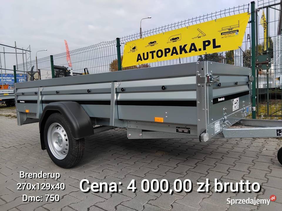 Przyczepa Brenderup 270x129x40 Przyczepy Kielce