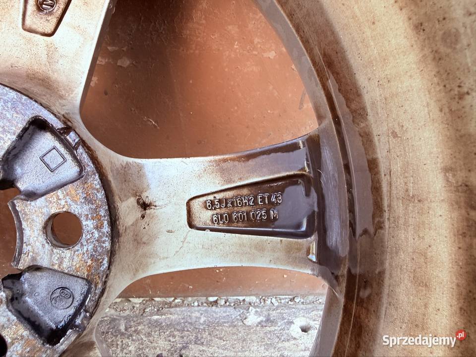 Alufelgi rozmiar 16 5x100 Oryginały do Seata Krzeszowice