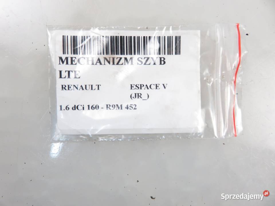 PODNOŚNIK SZYBY LEWY TYLNY RENAULT ESPACE V osobowe małopolskie