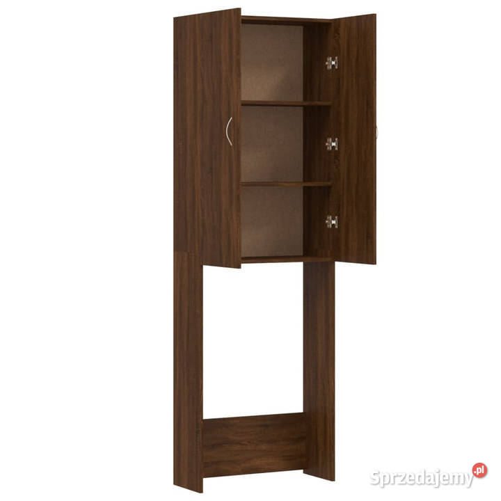 Szafka na pralkę brązowy dąb 64x255x190 WM813193 Warszawa