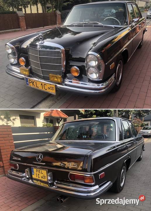 Mercedes W108 45V8 klima Zołte tablice