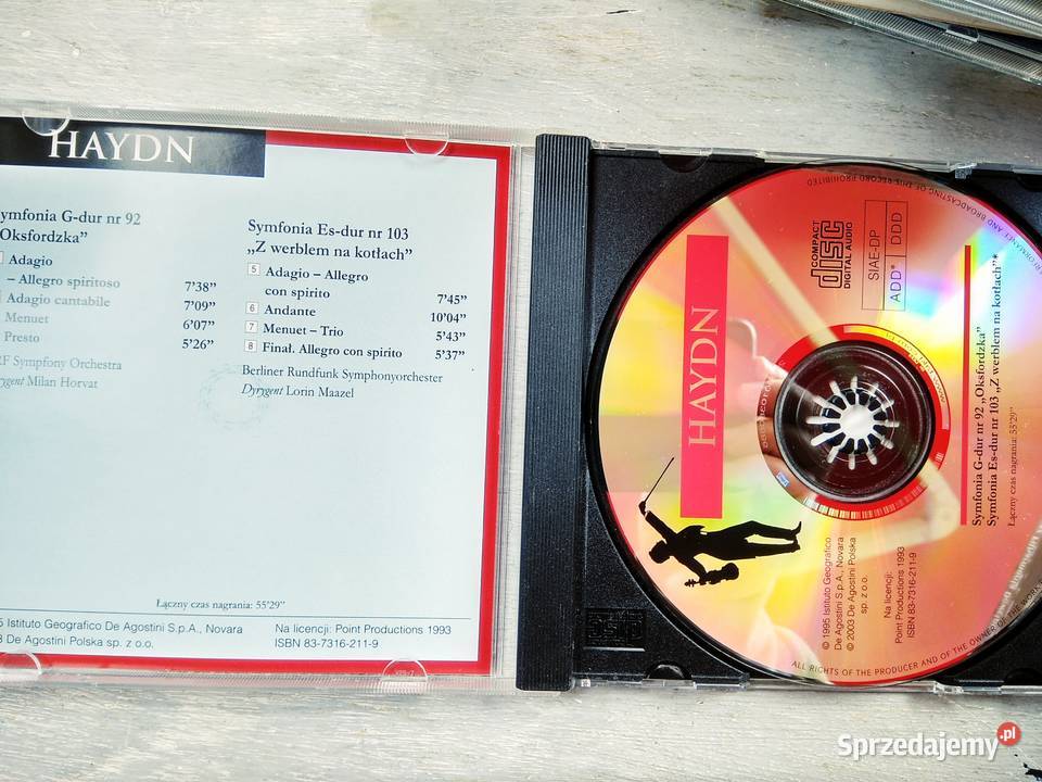 Haydn muzyka księgarnia Warszawa Symphonia gdur