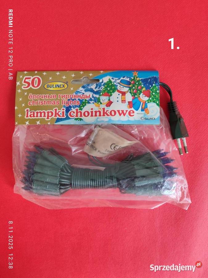 Lampki choinkowe 200 niebieskie dekoracje Katowice