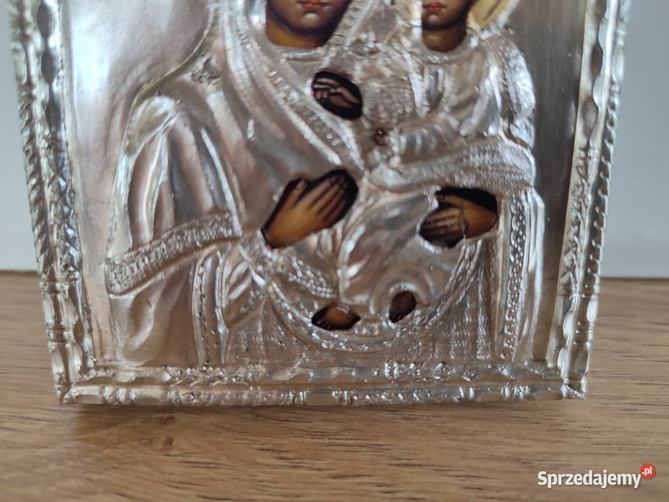 Piękna ikona Matki Boskiej Wskazującej drogę Łódź